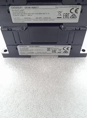 欧姆龙PLC  CP1W-40EDT，拆机件，2020年，成议价商品