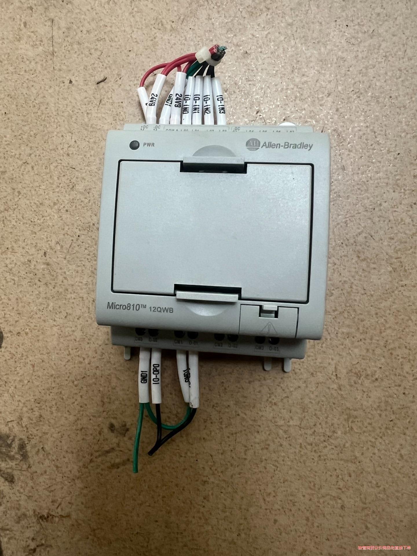 闲置拆机，AB罗克韦尔控制器Micro810功能正常，成色漂议价商品