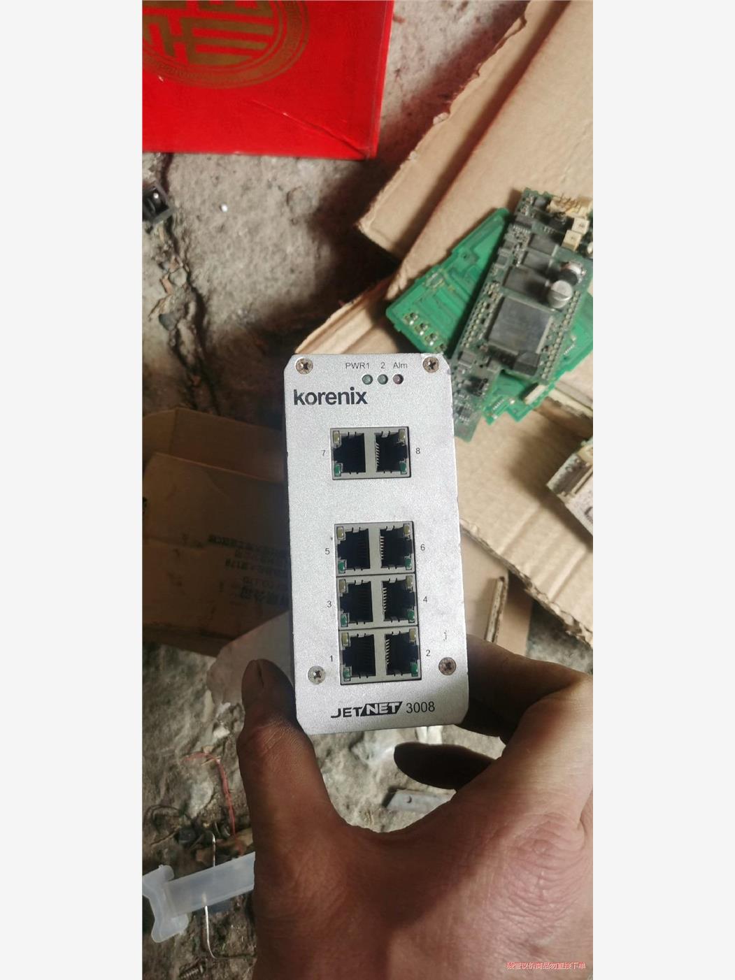 二手拆机 Korenix科洛理思 JetNet3008，实物(议价商品）