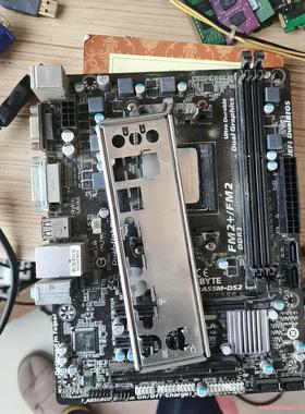技嘉GA-f2A55M-DS2板u. 拆机带挡板， 功能正常(议价商品）