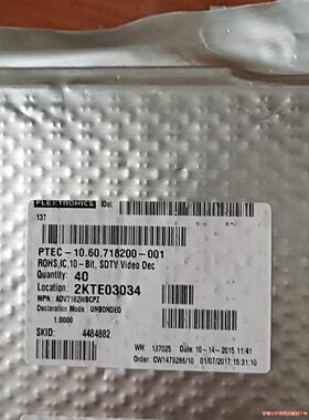 ADV7182WBCPZ ADV7182 影片处理IC芯片A议价商品