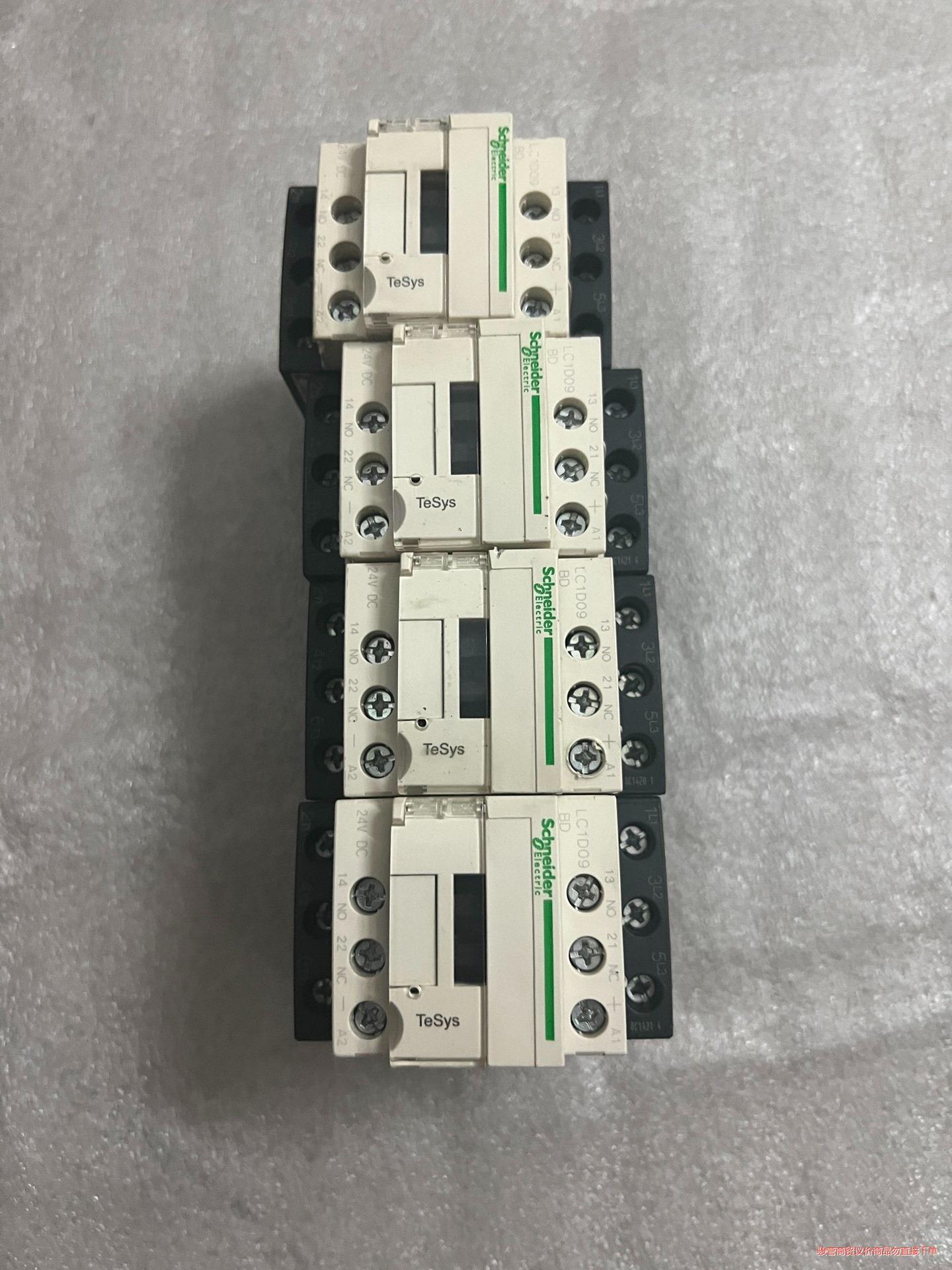 施耐德24V直流接触器LC1D09BD，拆机实物拍摄成色如骏营议价商品