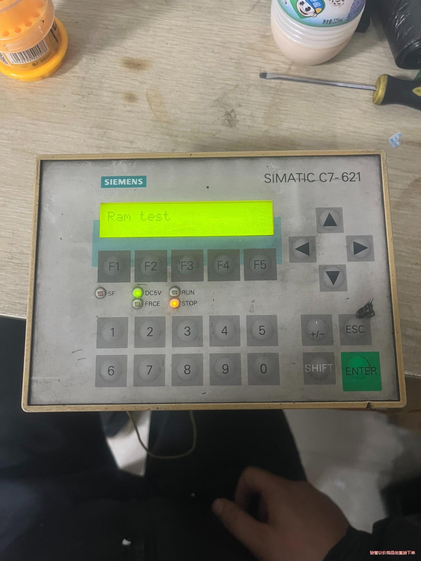 6ES7621-1AD02-0AE3二手拆机西门子人机界面实(议价商品）