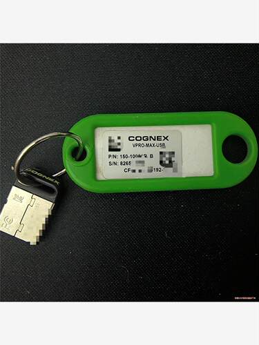 康耐视加密狗，型号VRPO-MAX-USB，价格私聊。支持9(议价商品）