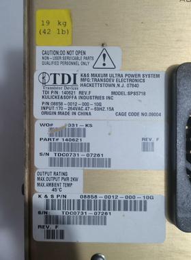 TDI／电源SPS5718   库力索法K&S，PART＃1(议价商品）