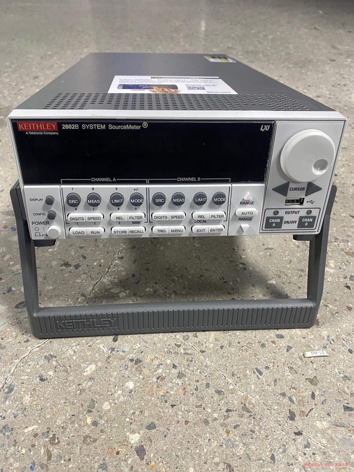 KEITHLEY泰克吉时利数字源表 2602B SYSREM骏营议价商品