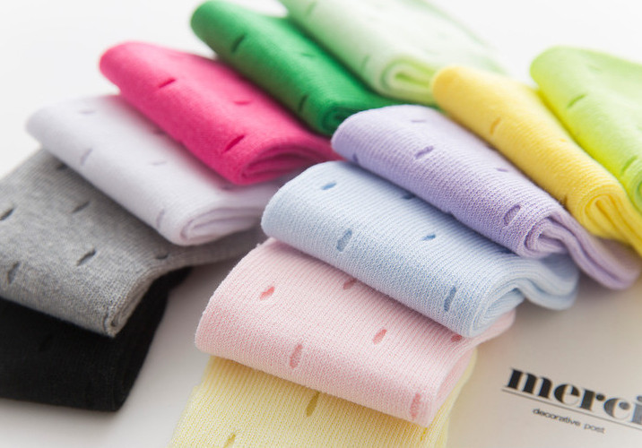 春夏季纯棉洞洞女袜隐形船袜全棉荧光漏洞袜子糖果色破洞短袜热销