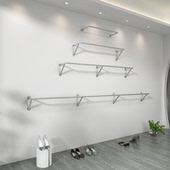 男女服装 衣服陈列架酒店侧挂衣架衣杠 店上墙展示架不锈钢壁挂童装