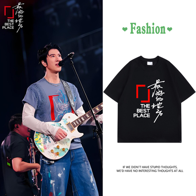 王力宏最hao好的地方短袖T恤男女