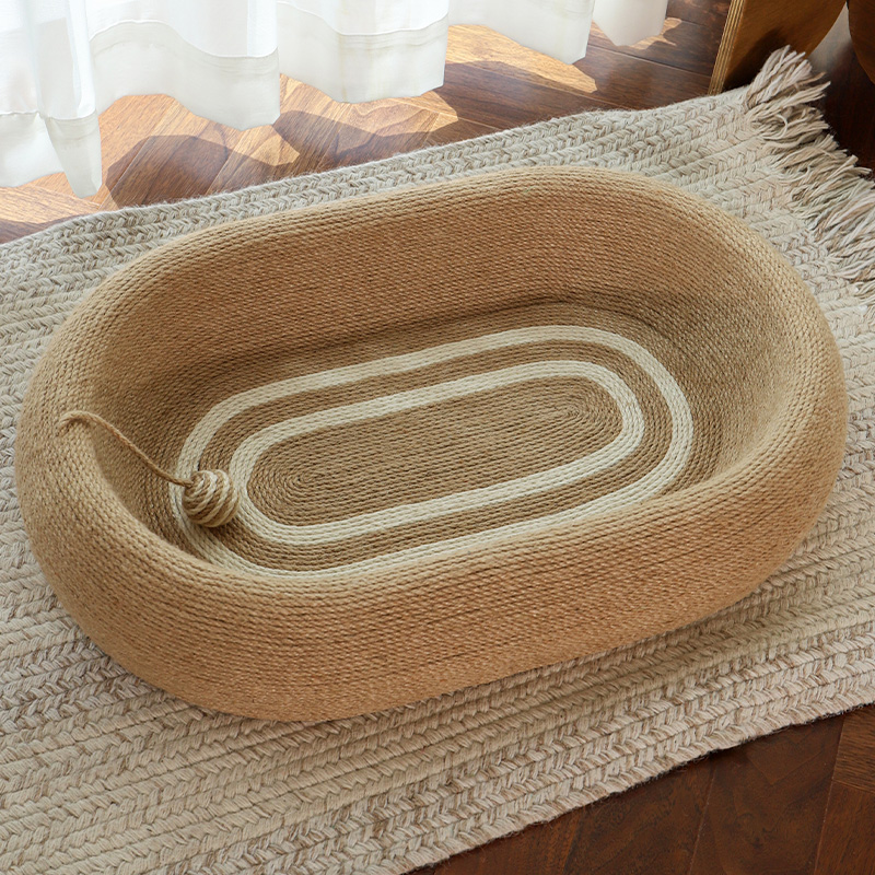 剑麻猫抓板猫窝耐磨不掉屑耐抓麻绳一体猫爪板大号磨爪器猫咪用品