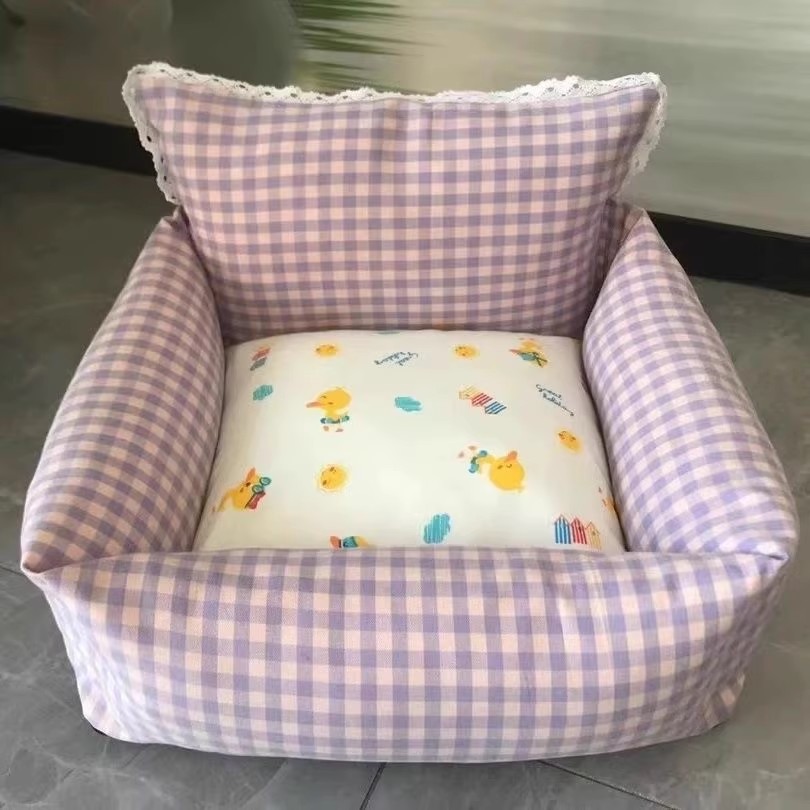 ins秋冬韩式猫窝狗窝可拆洗四季通用宠物窝大中小型犬宠物沙发窝