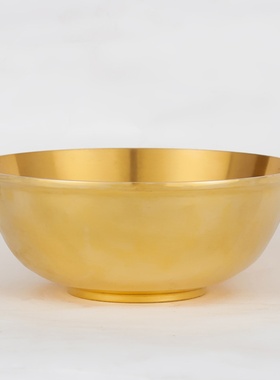 采购产品纯黄铜碗，手工艺品，家居配件，幸运碗，家居配件，办公