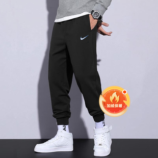 NIKE耐克男裤冬季加绒针织长裤25新款保暖运动裤休闲裤HV0866-010