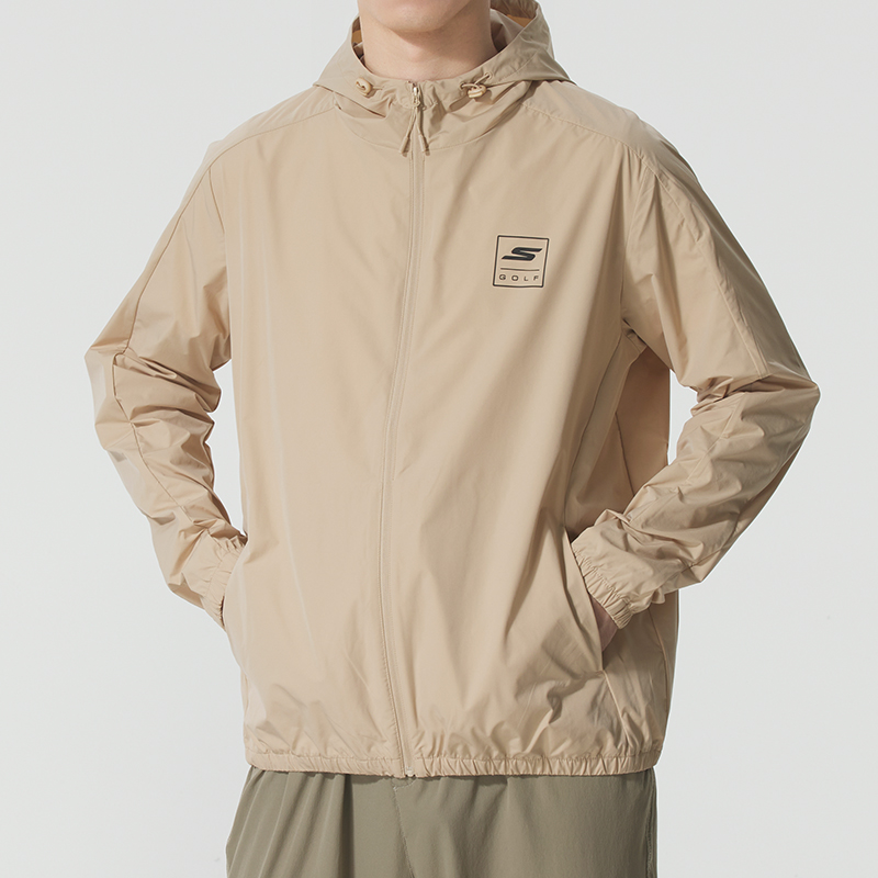斯凯奇男装夹克外套2025秋季新款休闲运动服跑步休闲上衣P225U136