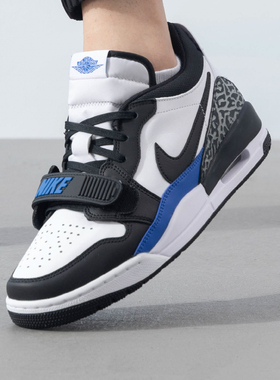 耐克2025春季JordanSpizikeLow篮球鞋男款缓震轻便运动训练鞋