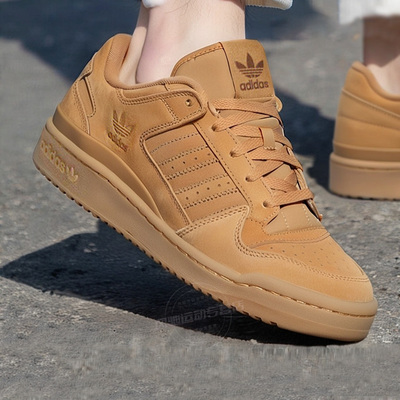 阿迪达斯三叶草男女鞋黄色休闲鞋25新款低帮运动鞋学生板鞋JP5733