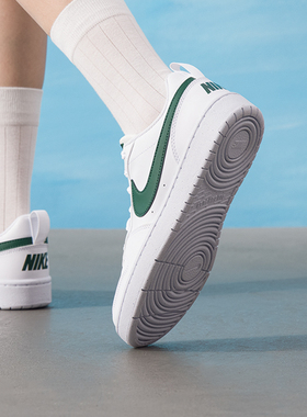 Nike耐克女鞋2025夏季新款绿色court板鞋低帮休闲运动鞋DV5456