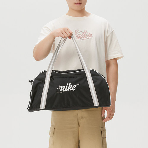 NIKE耐克行李包男包女大容量健身包26新款手提包旅游包DH6863-014