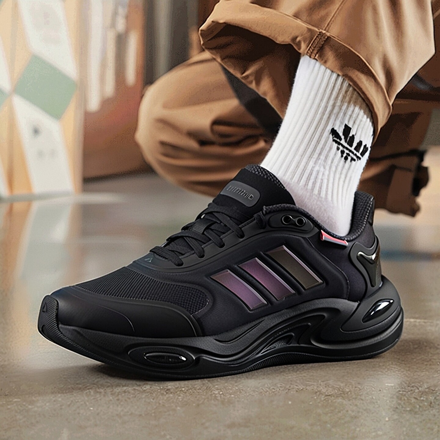 Adidas阿迪达斯男鞋正品秋冬暖风鞋Climawarm运动鞋跑步鞋JQ4091