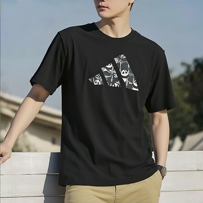 adidas阿迪达斯26夏季新款男子运动服休闲圆领透气短袖T恤KB4849