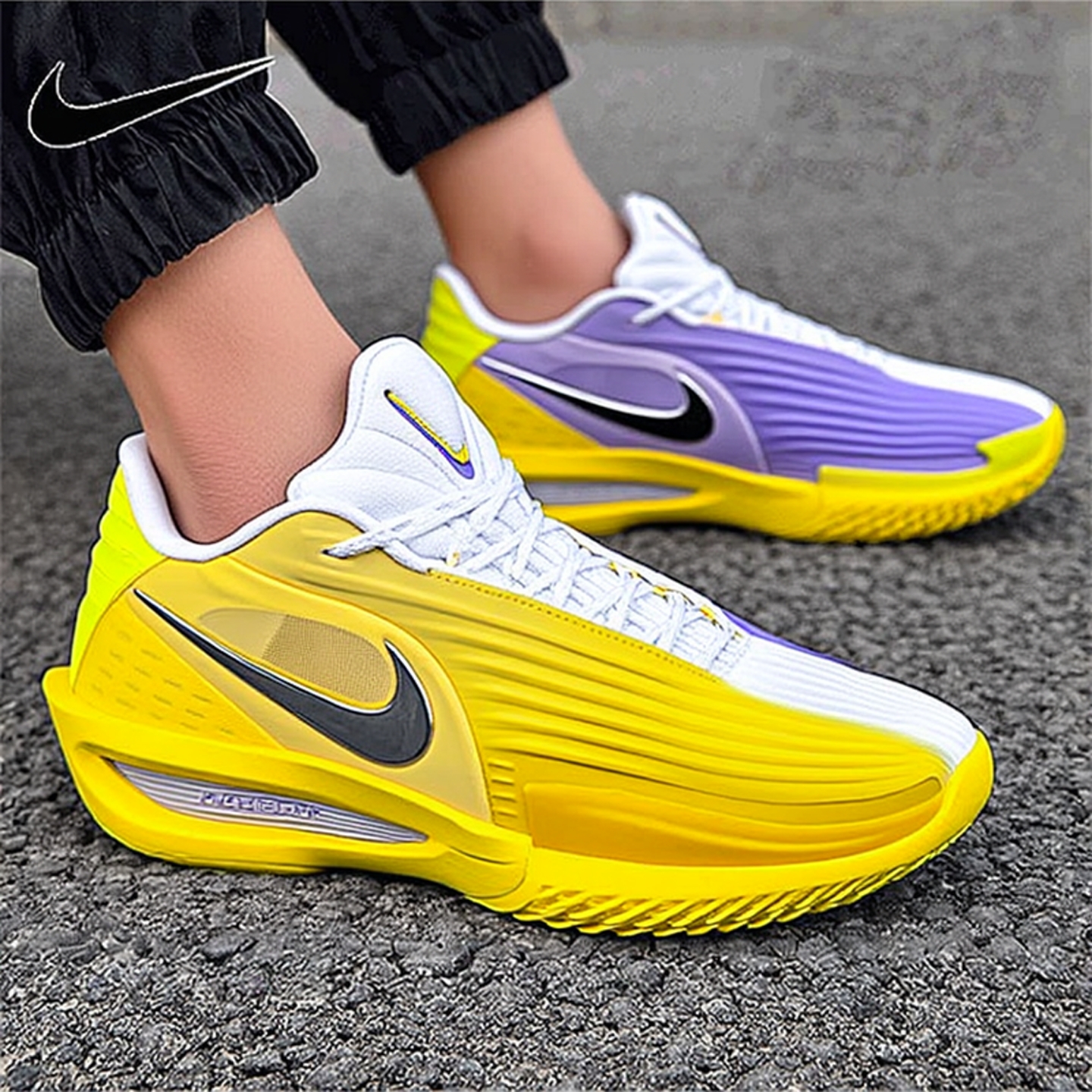 NIKE耐克男鞋黄色跑步鞋2025新款拼色休闲鞋健身运动鞋HV9919-500