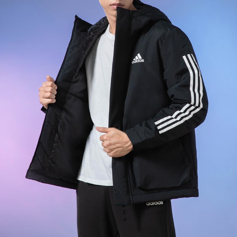 阿迪达斯防风外套棉服adidas