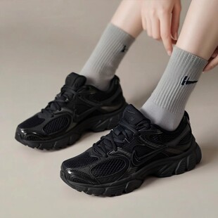 Nike耐克鞋子2026新款运动鞋厚底老爹鞋黑色女鞋健身跑步鞋HQ7901
