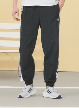 Adidas阿迪达斯三叶草长裤男女宽松束脚运动裤冬季休闲裤女IT2501