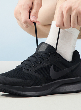 Nike耐克男鞋跑鞋RUN SWIFT3黑色运动鞋低帮轻便休闲跑步鞋DR2695