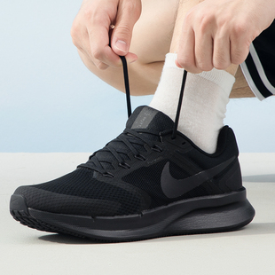 SWIFT3黑色运动鞋 Nike耐克男鞋 跑鞋 RUN DR2695 低帮轻便休闲跑步鞋