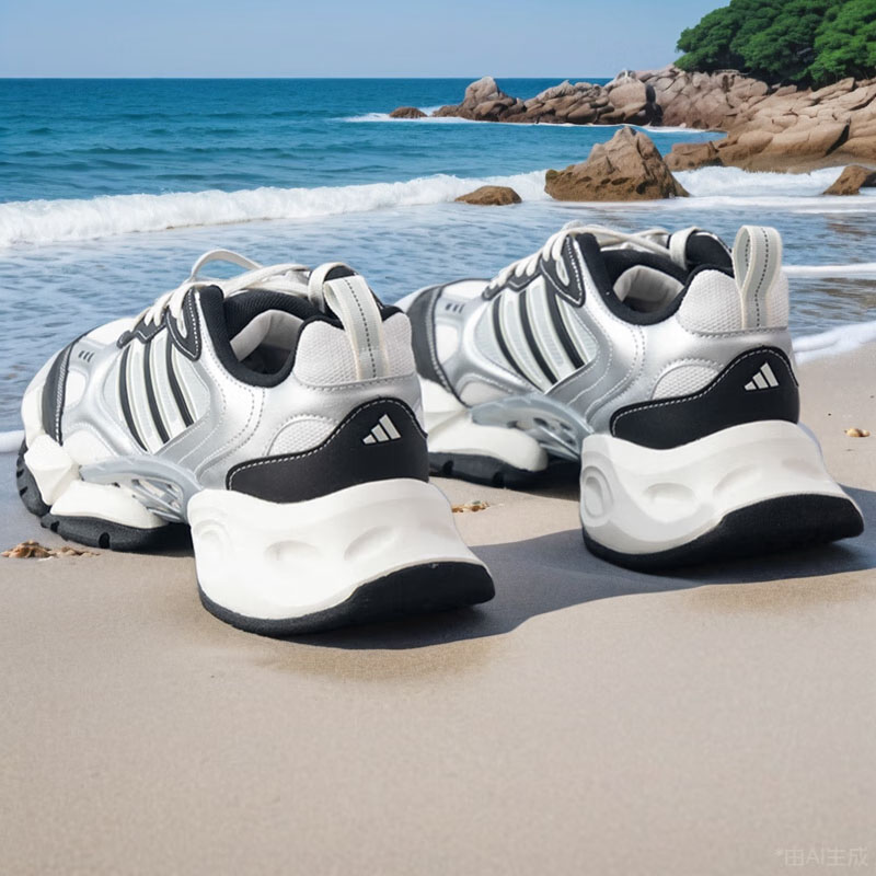 Adidas官方正品男鞋女鞋冬季款厚底跑步鞋时尚情侣运动鞋 IH0429