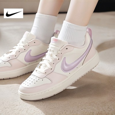 Nike耐克女鞋2026春季款COURT紫白撞色运动鞋休闲板鞋 IQ9796-151