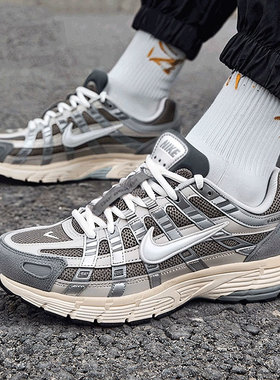 耐克男鞋2025新款P6000复古老爹鞋轻便透气缓震运动休闲鞋FN7509