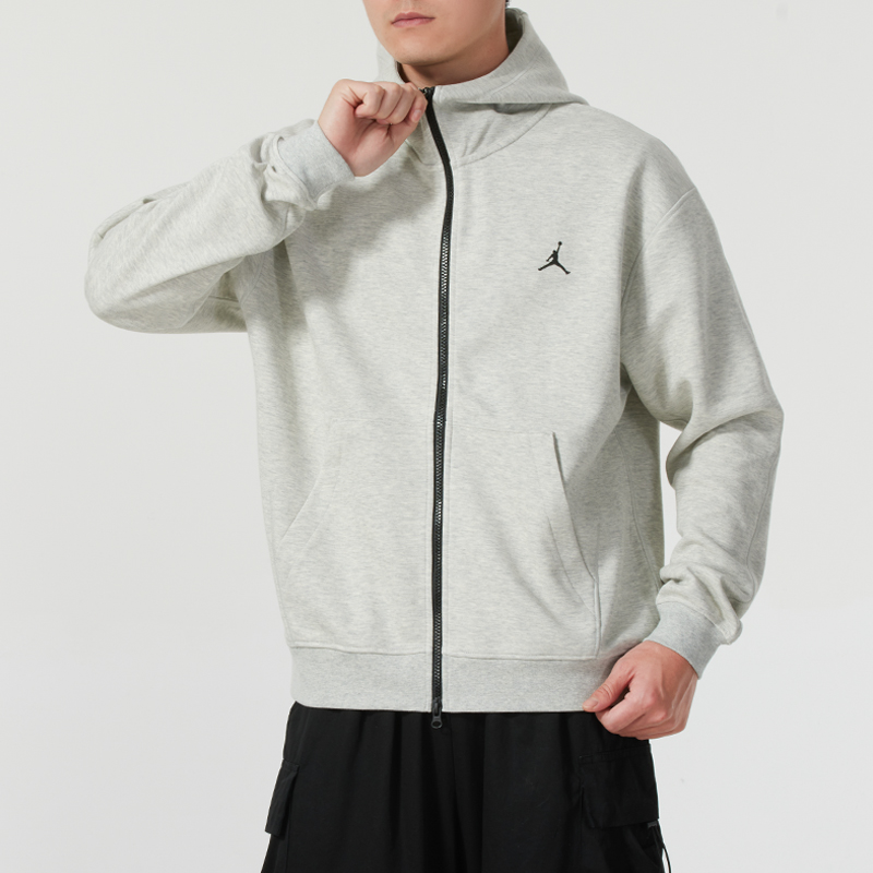 Nike耐克灰色连帽外套男装25夏季新款JORDAN运动服夹克FV8603-050