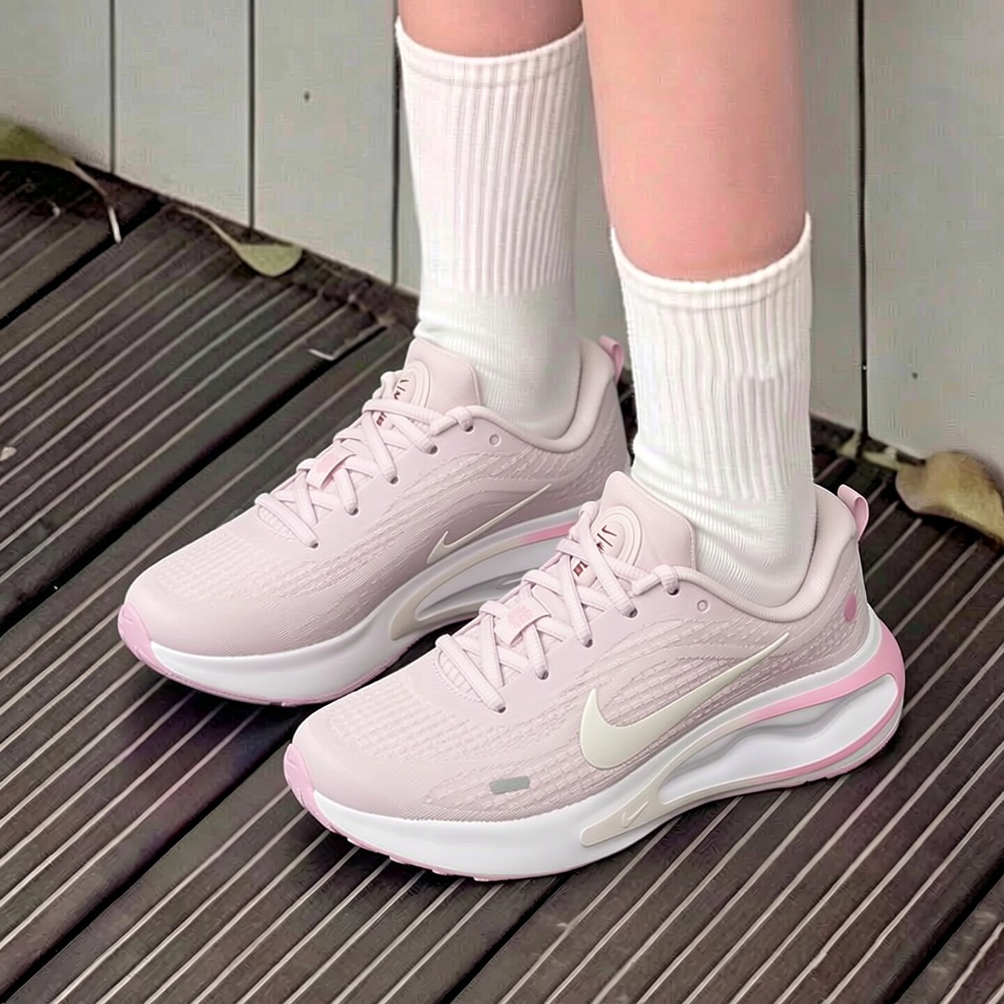 Nike耐克鞋子2026年新款粉色女鞋轻便厚底运动鞋健身跑步鞋休闲鞋