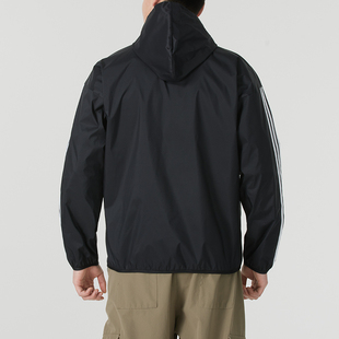 阿迪达斯Adidas外套男装2026年春季新款男士运动休闲梭织舒适透气