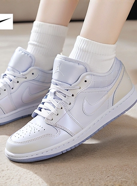 NIKE耐克女鞋板鞋25新款运动鞋AIR JORDAN 1场下篮球鞋IM5129-010