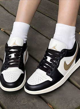NIKE耐克女鞋休闲鞋26新款AIR JORDAN 1运动厚底板鞋篮球鞋DC0774