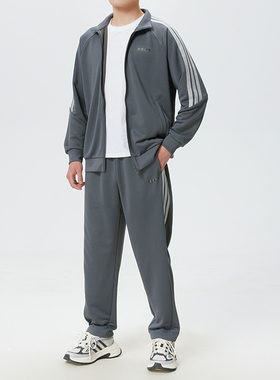 阿迪达斯男装运动套装2026新款运动服跑步健身训练外套长裤KG8952