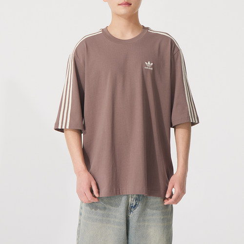 adidas阿迪达斯三叶草男子短袖T恤26夏新款运动服休闲半袖JP1058