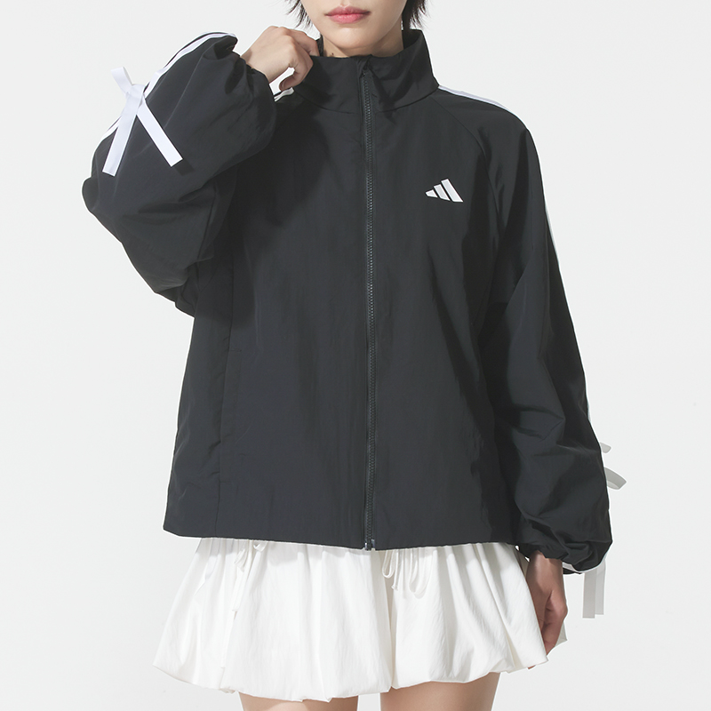 ADIDAS阿迪达斯女子梭织夹克外套25冬季新款运动服休闲上衣KT5003