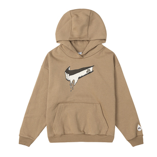 297 运动服HF8801 NIKE耐克官方男女童加绒连帽卫衣套头连帽衫 秋季