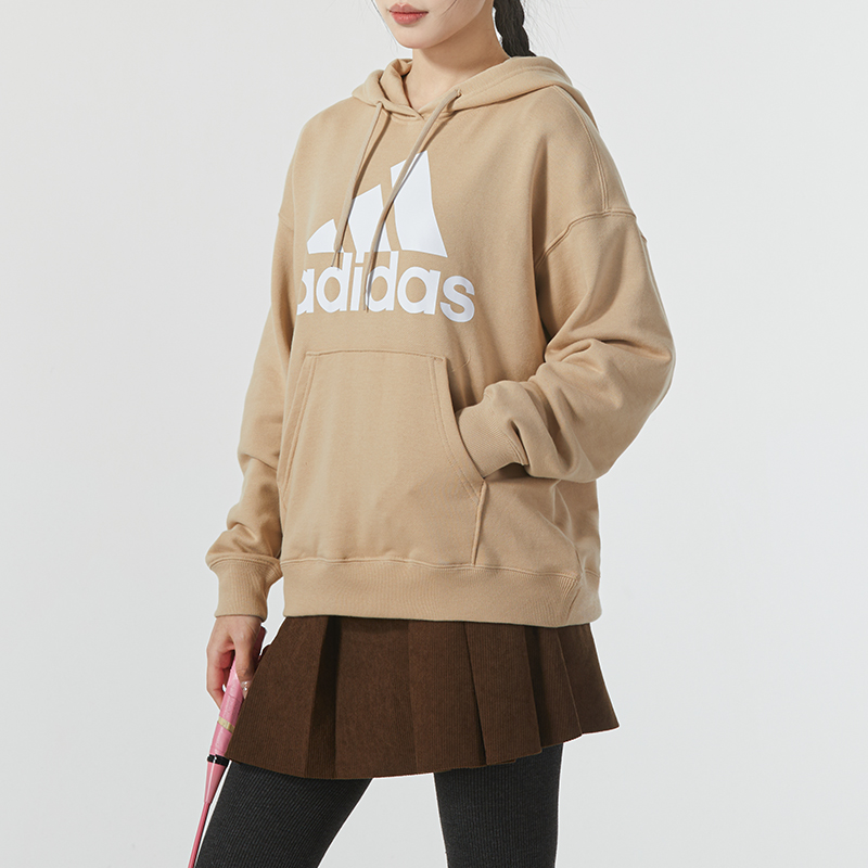 阿迪达斯 （adidas）卫衣女装 新款健身训练运动服连帽防风外套时