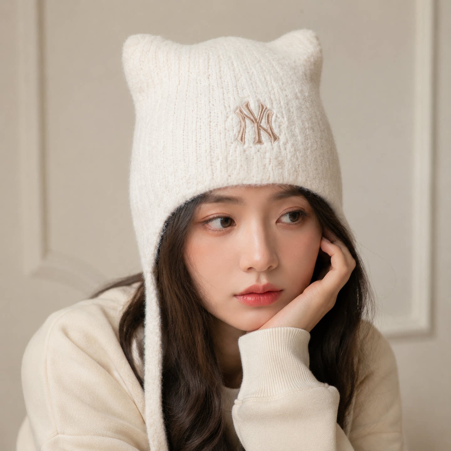 MLB绒线帽2026冬季运动生活系列洋基刺绣男女款舒适保暖针织帽子图片
