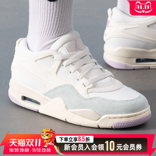 NIKE耐克AJ4女鞋2026新款篮球鞋AirJordan4缓震耐磨运动鞋 IB74
