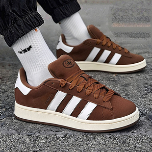 GY6433 美拉德复古棕运动鞋 ADIDAS阿迪达斯三叶草男女休闲鞋 25新款