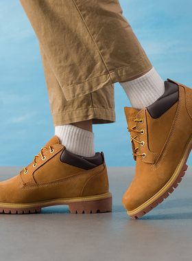 Timberland添柏岚男鞋休闲鞋户外中帮大黄靴工装运动马丁靴73538