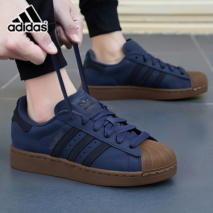 阿迪达斯三叶草男鞋女鞋2025新款运动鞋低帮休闲鞋厚底板鞋JQ3226