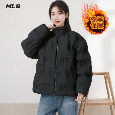 美职棒MLB羽绒服男女同款2025秋季运动服保暖外套棉羽3ADJG1046