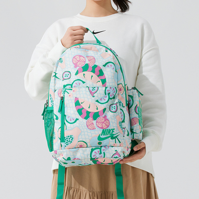 耐克双肩包男女同款学生书包儿童背包运动休闲包HM6895-133